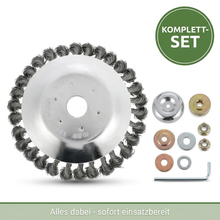 Lade das Bild in den Galerie-Viewer, Valea Komplett-Set: Profi Unkrautbürste mit Express Adapter Kit - alles dabei
